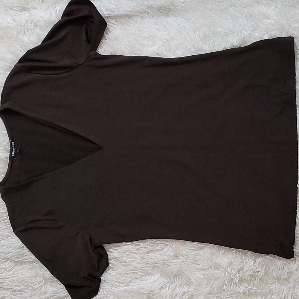 Dark brown top